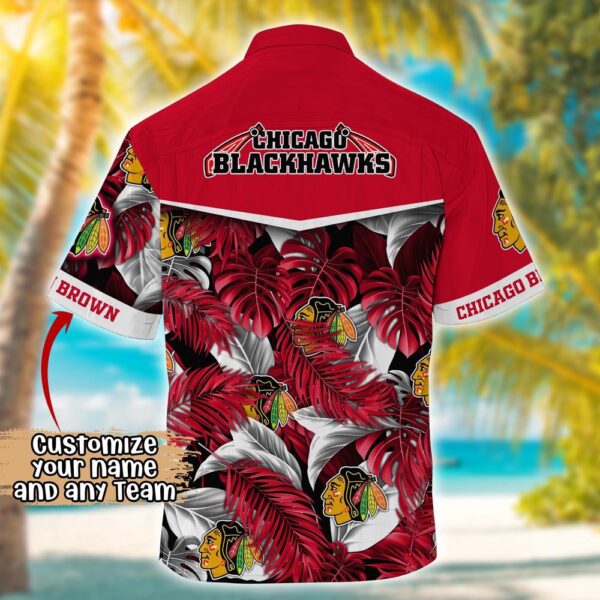 NHL Chicago Blackhawks Summer Hawaii Shirt Custom Football Shirts