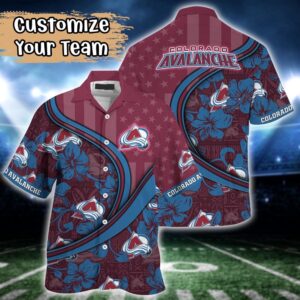 NHL Colorado Avalanche Summer Flower…