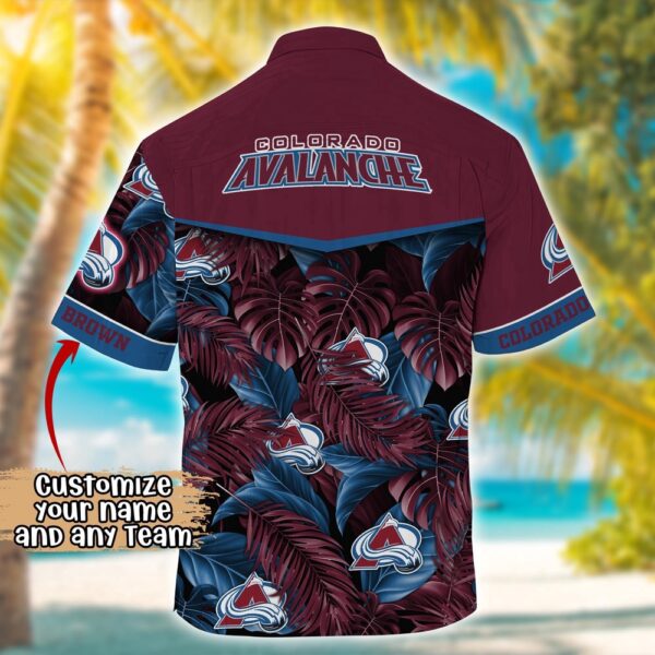 NHL Colorado Avalanche Summer Hawaii Shirt Custom Football Shirts