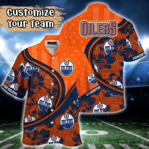 NHL Edmonton Oilers Summer Flower…