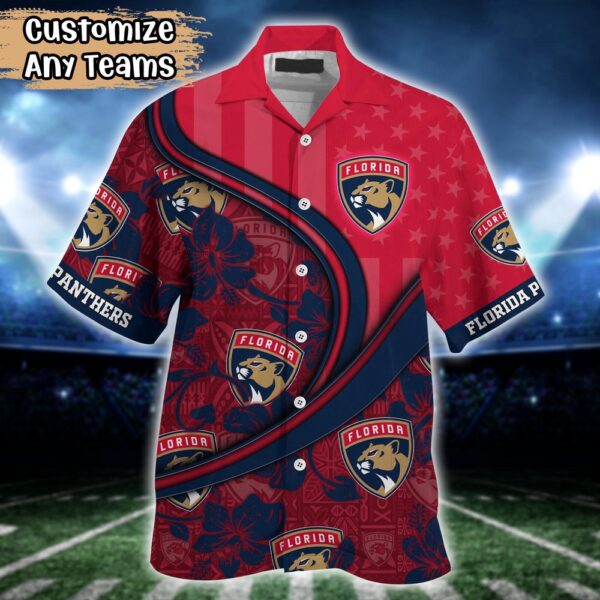 NHL Florida Panthers Summer Flower Hawaii Shirt Custom Football Shirts