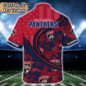 NHL Florida Panthers Summer Flower Hawaii Shirt Custom Football Shirts 3