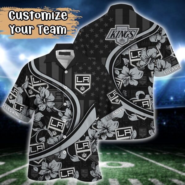 NHL Los Angeles Kings Summer Flower Hawaii Shirt Custom Football Shirts