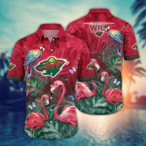 NHL Minnesota Wild Flamigo Hawaii…