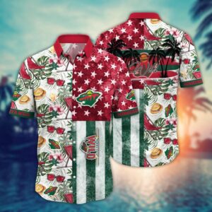 NHL Minnesota Wild Flower Hawaii…