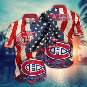 NHL Montreal Canadiens Flower Hawaii…