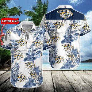 NHL Nashville Predators Hawaiian Shirt…