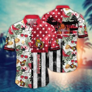 NHL Ottawa Senators Flower Hawaii…