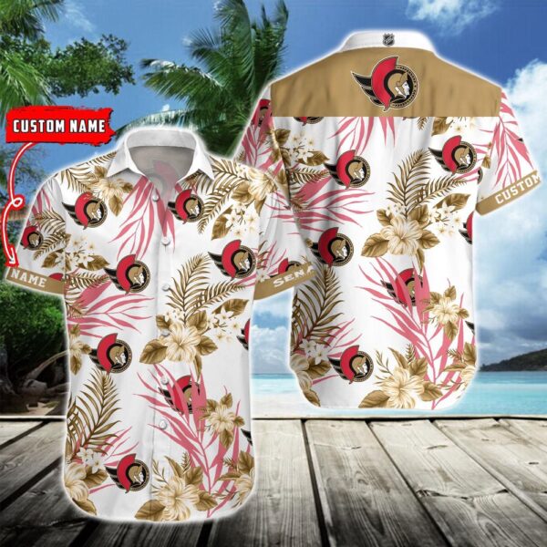 NHL Ottawa Senators Hawaiian Shirt Hockey Aloha Shirt For Fans