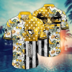 NHL Pittsburgh Penguins Flower Hawaii…