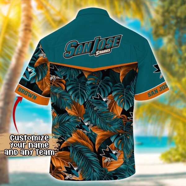 NHL San Jose Sharks Summer Hawaii Shirt Custom Football Shirts