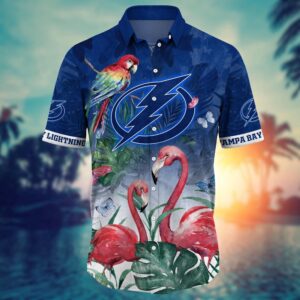 NHL Tampa Bay Lightning Flamigo Hawaii Shirt Summer Football Shirts 2