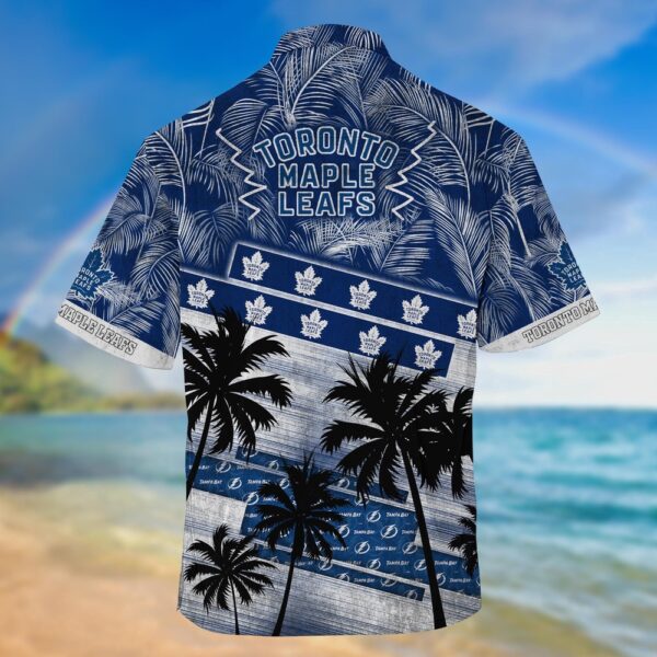 NHL Toronto Maple Leafs Palm Tree Pattern Hawaii Shirt Unisex Sport Hawaii Shirt