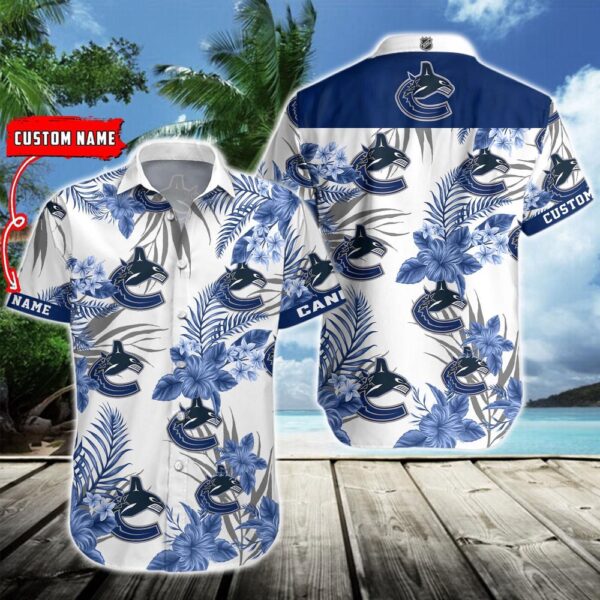 NHL Vancouver Canucks Hawaiian Shirt Hockey Aloha Shirt For Fans