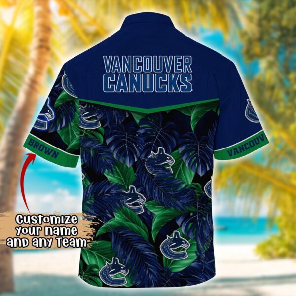 NHL Vancouver Canucks Summer Hawaii Shirt Custom Football Shirts