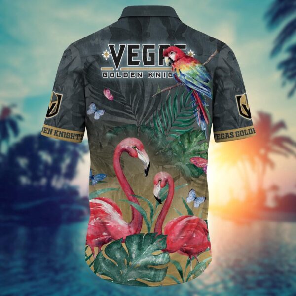 NHL Vegas Golden Knights Flamigo Hawaii Shirt Summer Football Shirts