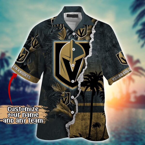 NHL Vegas Golden Knights Palm Tree Hawaii Shirt Custom Summer Football Shirts