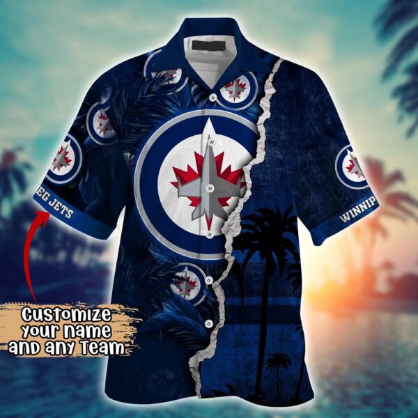 NHL Winnipeg Jets Palm Tree Hawaii Shirt Custom Summer Football Shirts