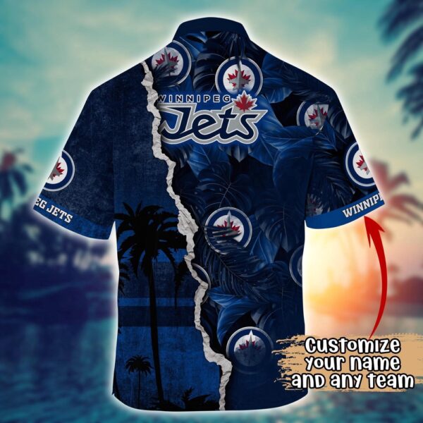 NHL Winnipeg Jets Palm Tree Hawaii Shirt Custom Summer Football Shirts