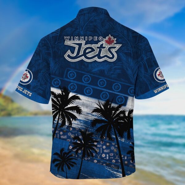 NHL Winnipeg Jets Palm Tree Pattern Hawaii Shirt Unisex Sport Hawaii Shirt