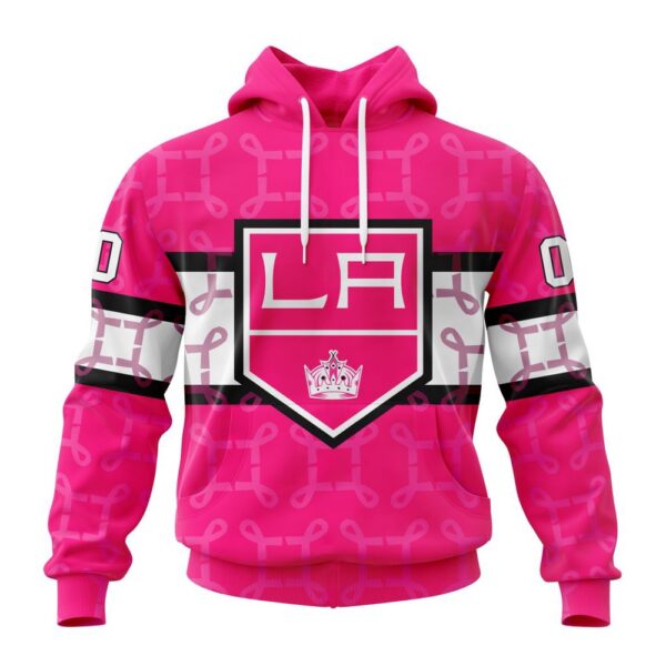 Personalized NHL Los Angeles Kings I Pink I Can In October We Wear Pink Breast Cancer 3D Hoodie