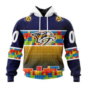 Personalized NHL Nashville Predators Autism…