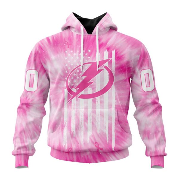 Personalized NHL Tampa Bay Lightning Special Pink Tie-Dye 3D Hoodie