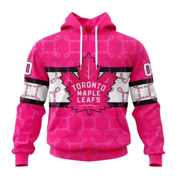 Personalized NHL Toronto Maple Leafs I Pink I Can In October We Wear Pink Breast Cancer 3D Hoodie