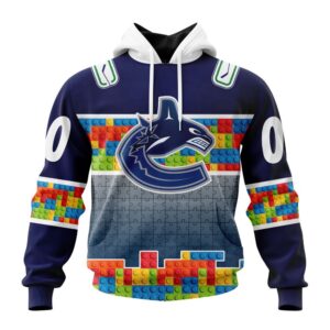 Personalized NHL Vancouver Canucks Autism…