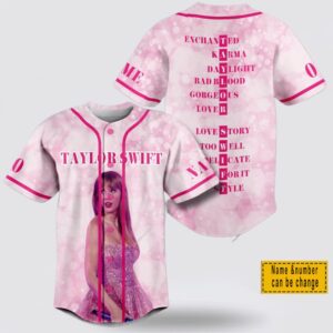 Personalized Name & Number The Eras Tour Baseball Jersey Shirts