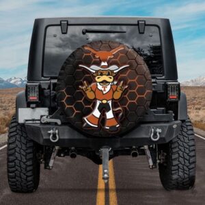 Texas Longhorns NCAA Mascot Spare Tire Cover Gift For Campers