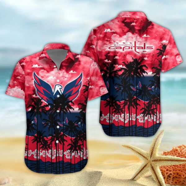 Washington Capitals And Tree Hawaiian Shirt