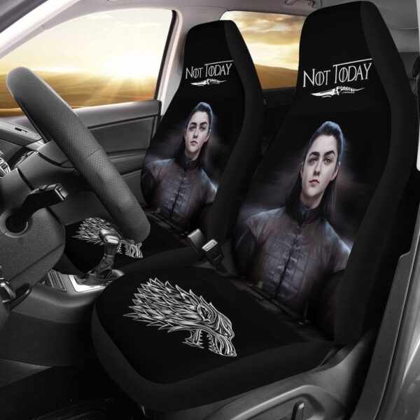 Arya Stark Not Today Game Of Thrones Car Seat Cover Gift For Campers