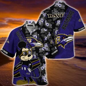 Baltimore Ravens NFL Summer Hawaiian…