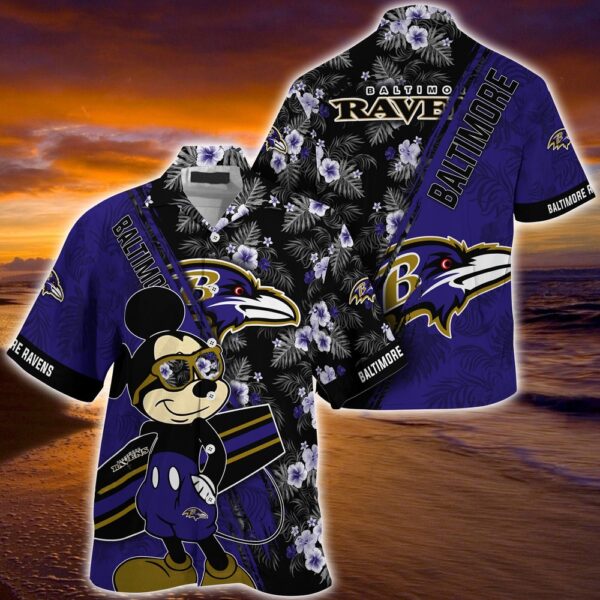 Baltimore Ravens NFL Summer Hawaiian Shirt