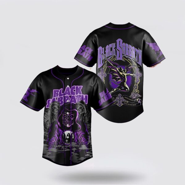 Black Sabbath Baseball Jersey Shirt