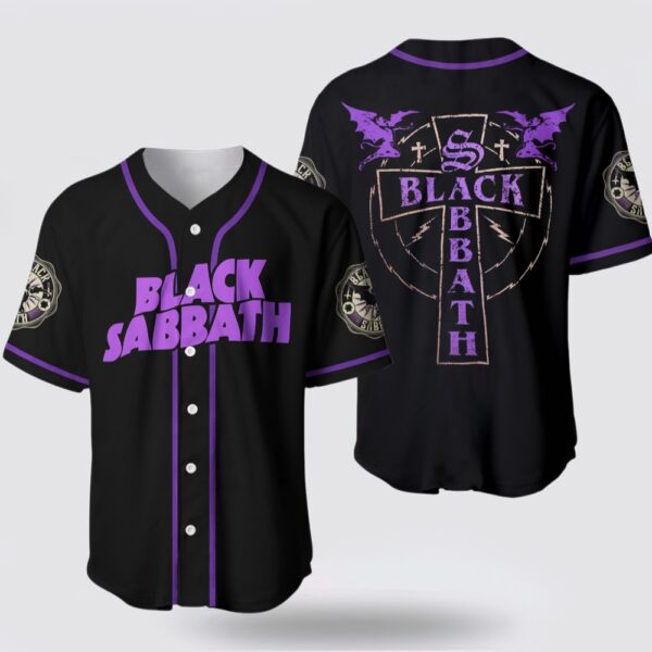 Black Sabbath Rock Band Baseball Jersey Shirt