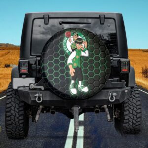 Boston Celtics NBA Mascot Spare Tire Cover Gift For Campers