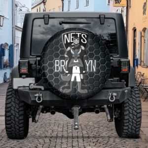 Brooklyn Nets NBA Mascot Spare Tire Cover Gift For Campers