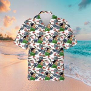 Chris Brown 11.11 Tour Crop Hawaiian Shirt