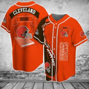 Cleveland Browns NFL Baseball Jersey…