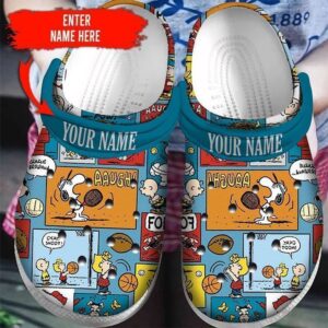 Custom Name Aaugh Snoopy Lover Clog  Shoes For Men Women