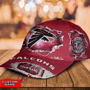 Custom Name Atlanta Falcons NFL Baseball Classic Cap 3