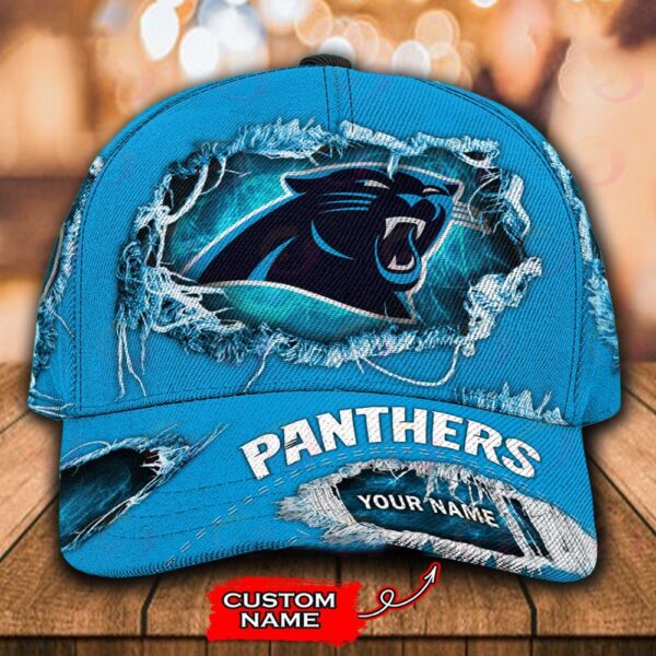 Custom Name Carolina Panthers NFL Baseball Classic Cap