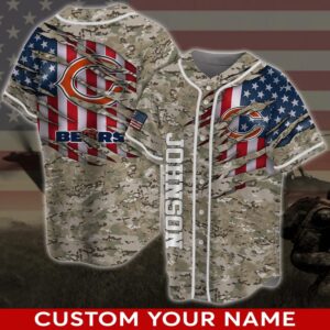 Custom Name Chicago Bears NFL…