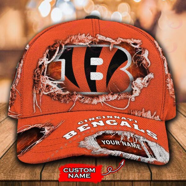 Custom Name Cincinnati Bengals NFL Baseball Classic Cap