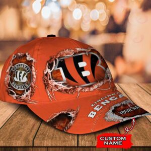 Custom Name Cincinnati Bengals NFL Baseball Classic Cap 2