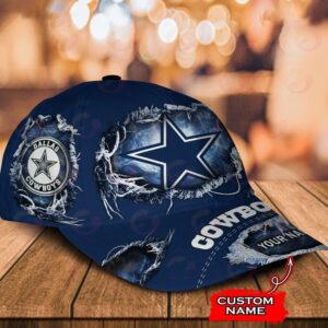 Custom Name Dallas Cowboys NFL Baseball Classic Cap 2