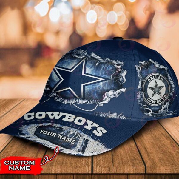 Custom Name Dallas Cowboys NFL Baseball Classic Cap