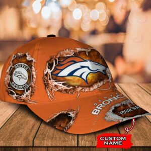 Custom Name Denver Broncos NFL Baseball Classic Cap 2